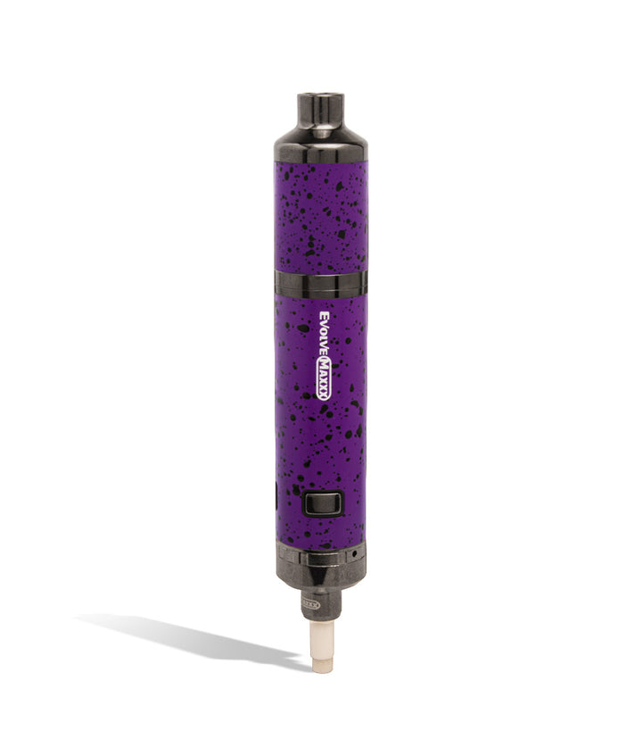 Purple Black Spatter nectar collector Wulf Mods Evolve Maxxx 3 in 1 Kit on white background