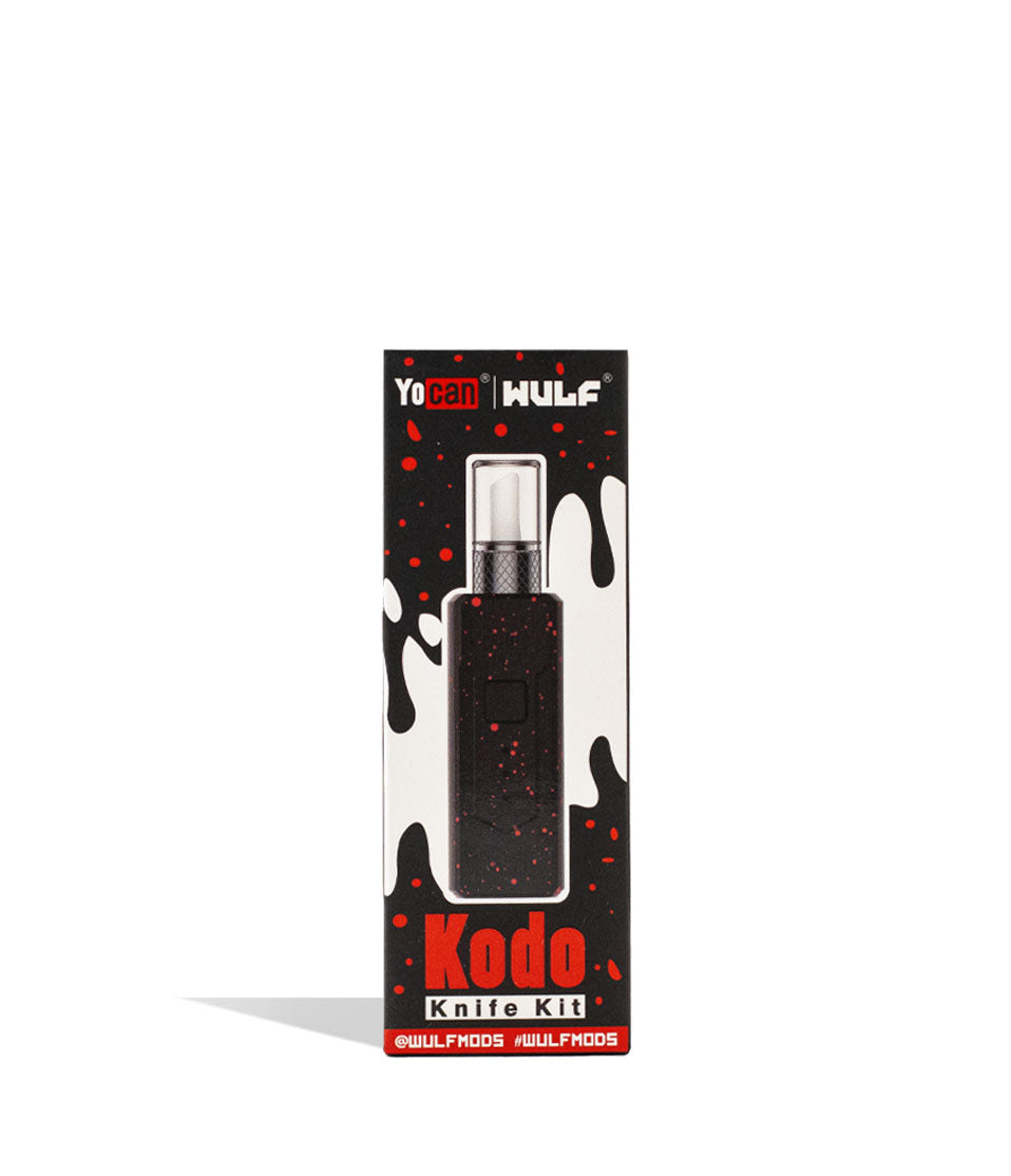 Black Red Spatter packaging Wulf Mods KODO Hot Knife on white background