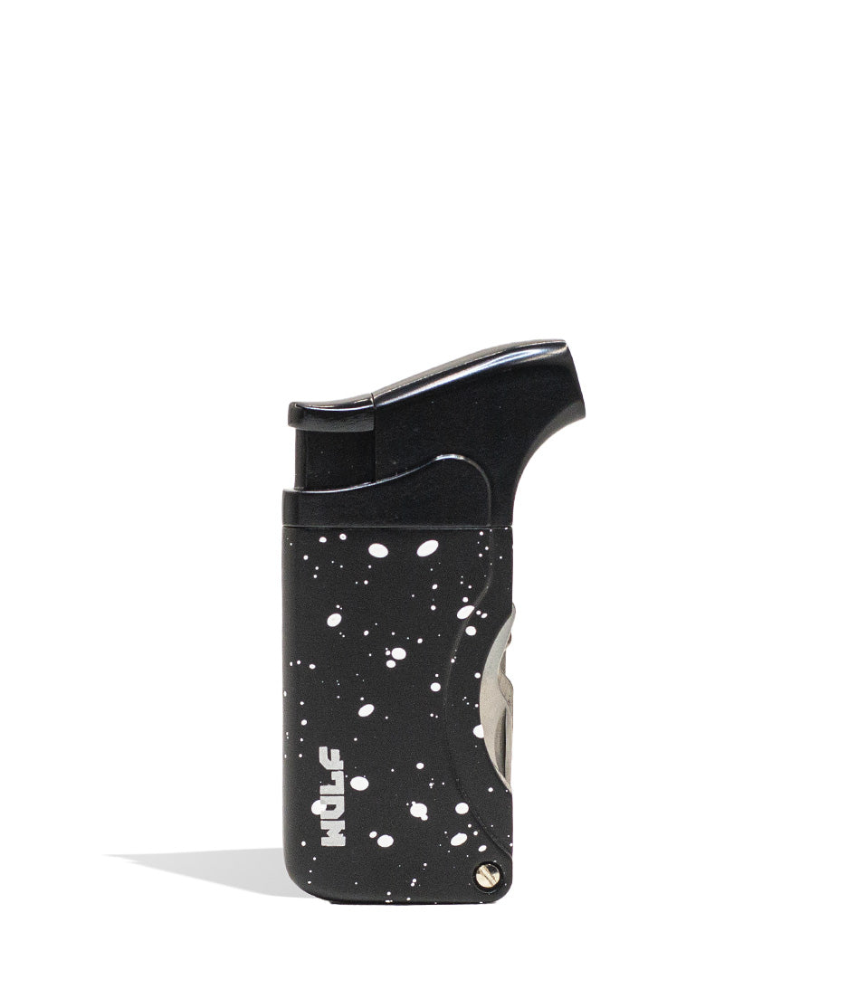 Black White Spatter Wulf Mods Omni Dab Tool Torch on white background