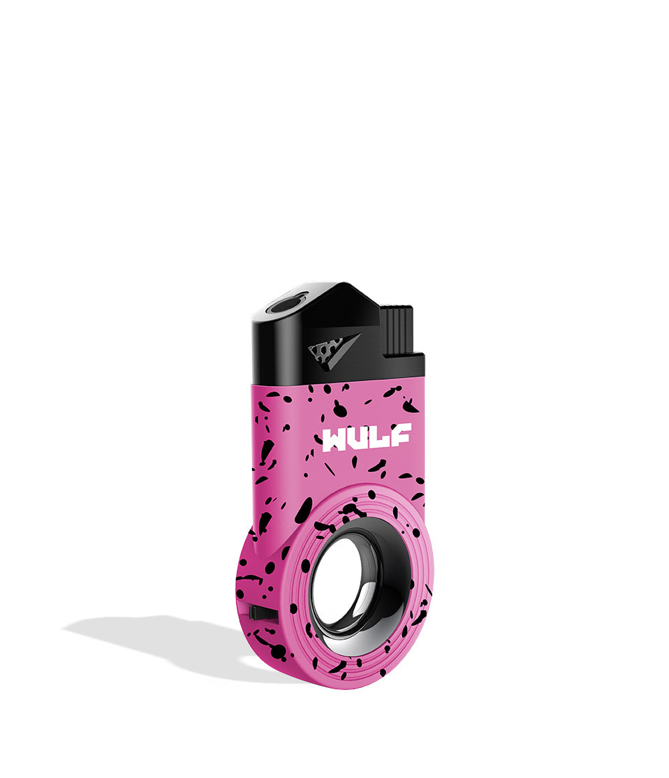 Pink Black Spatter Wulf Mods Vert Inverted Torch on white background