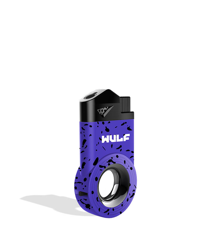 Purple Black Spatter Wulf Mods Vert Inverted Torch on white background